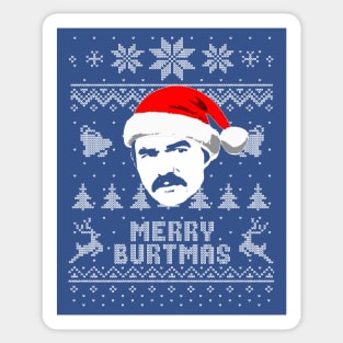 Merry Burtmas Christmas Parody Sticker